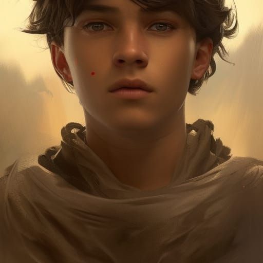 Orphan Boy Imagines Himself as Future King