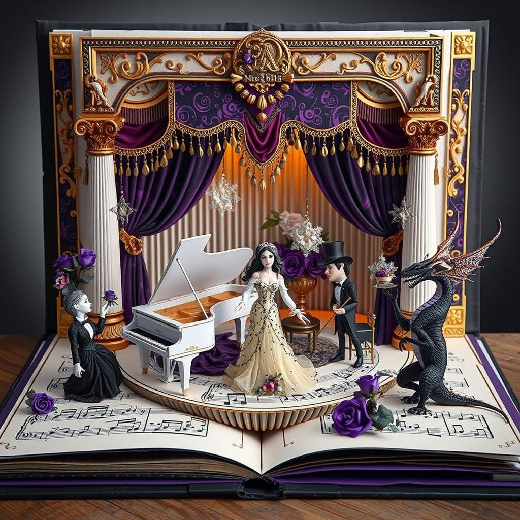 Magical Pop-Up Book Music Theater