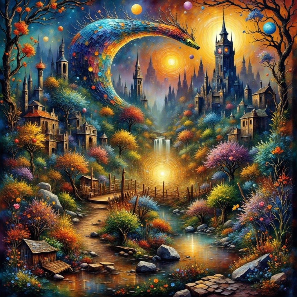 Wooden Magic 8-Ball: An AI-Generated Masterpiece