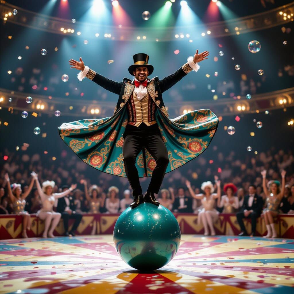 "Ladies and gentlemen, boys and girls, children of all ages! Welcome to the wondrous, the amazing, the spectacular circu...