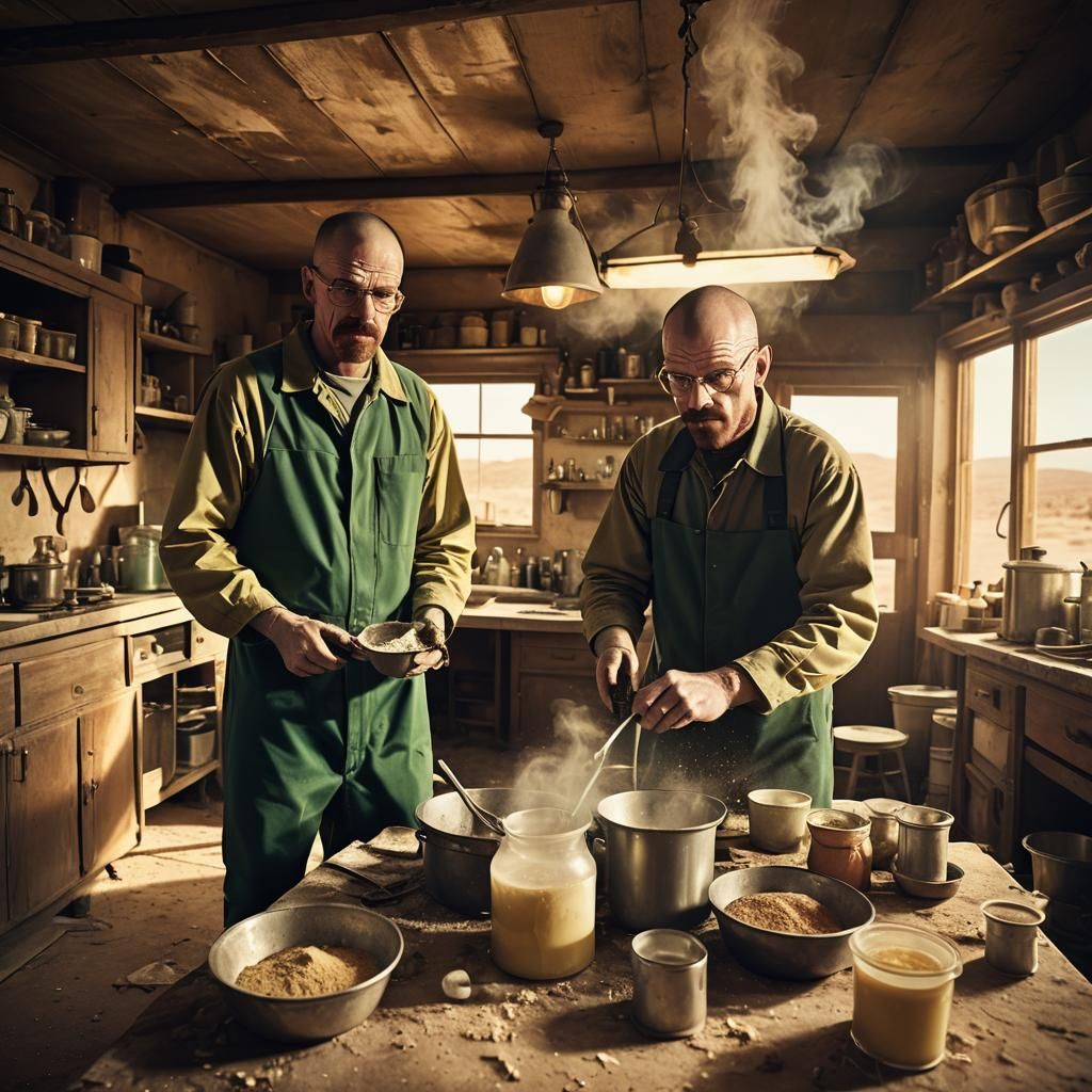 Breaking Bad: Walter and Jesse in the Desert Shack