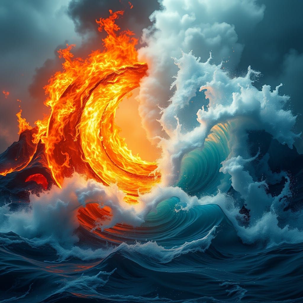 Serene and Turbulent Yinyang Duality in High-Contrast Matte....