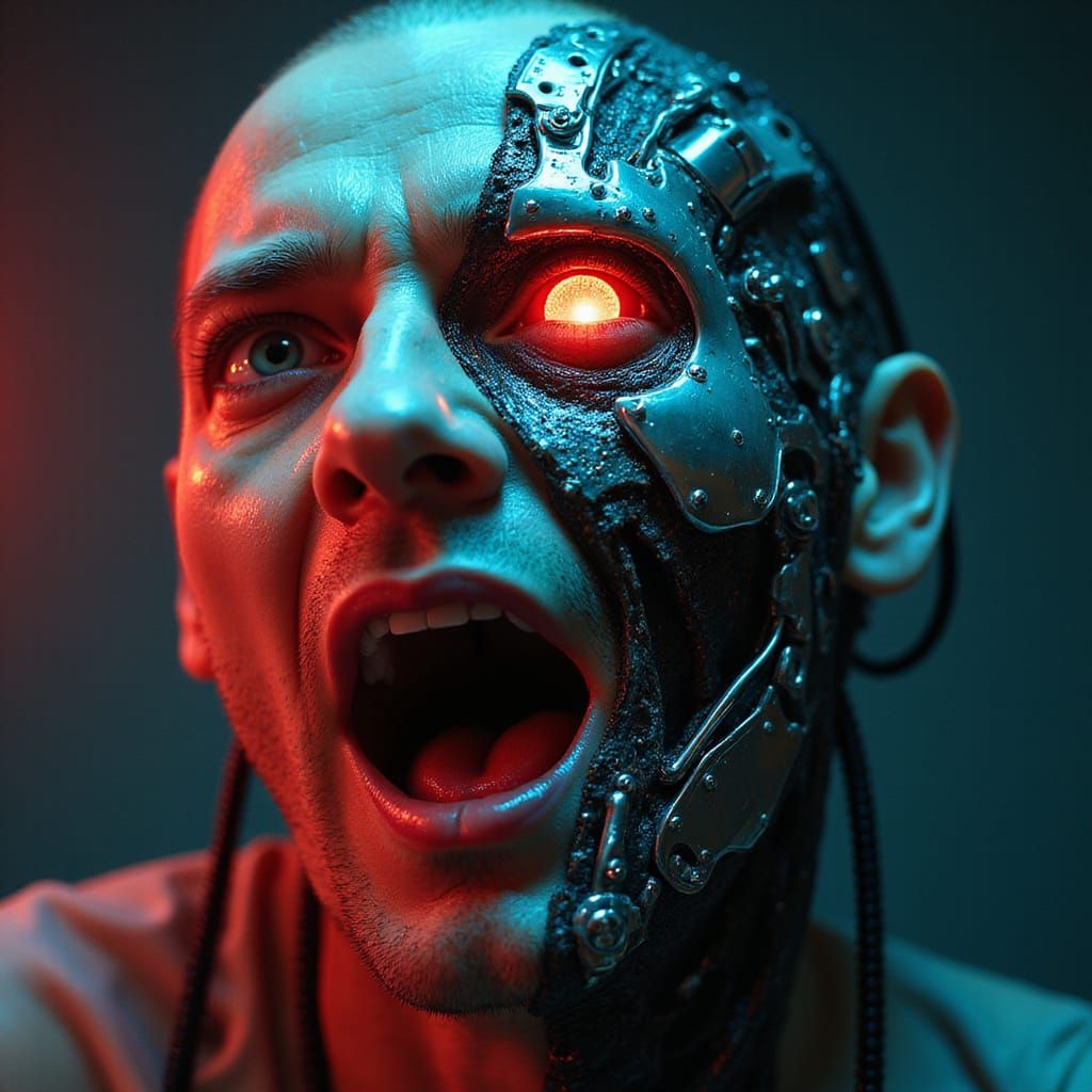 Cybernetic Horror: Agonizing Transformation