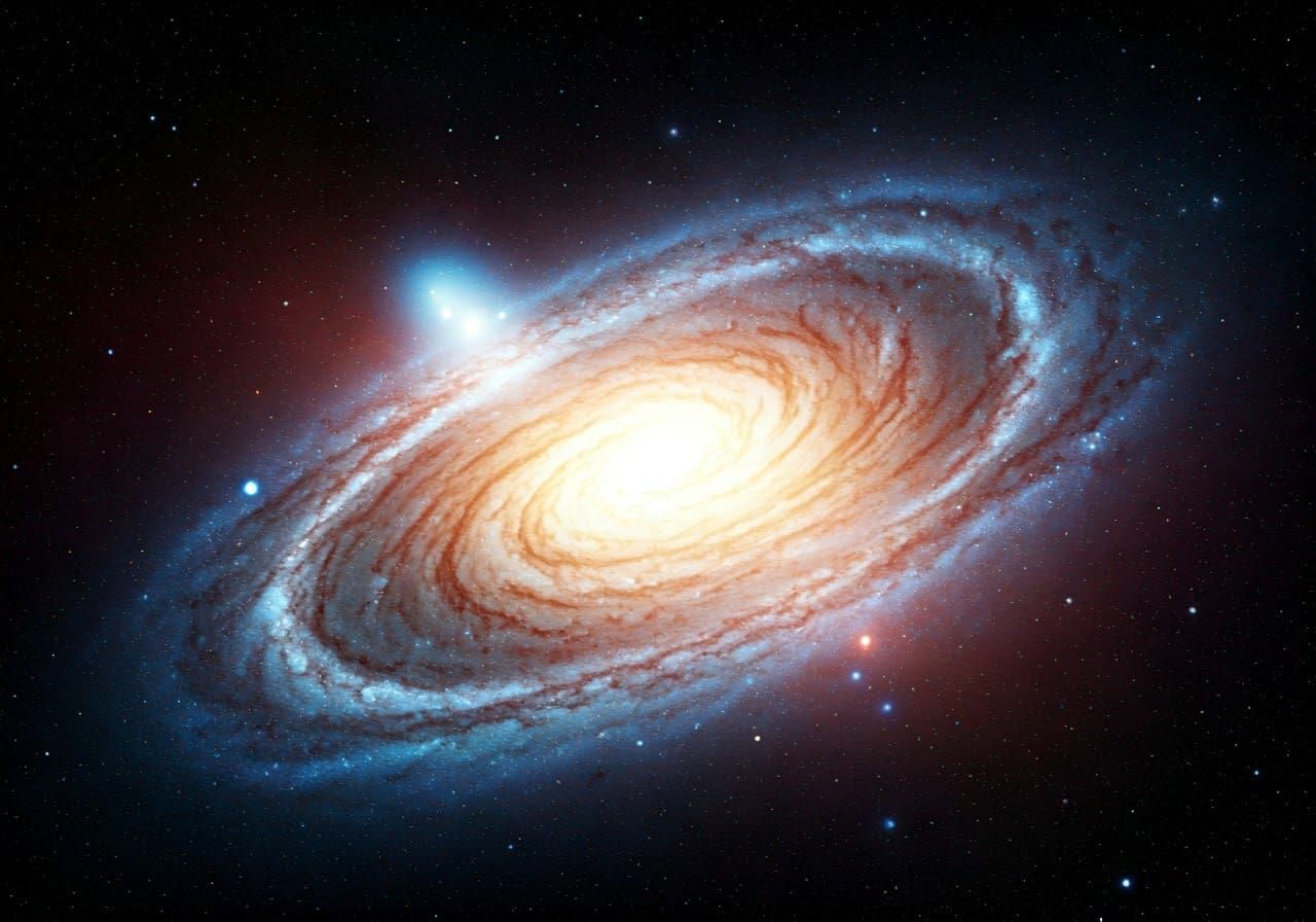 Spectacular Galaxy Rebirth in Deep Space