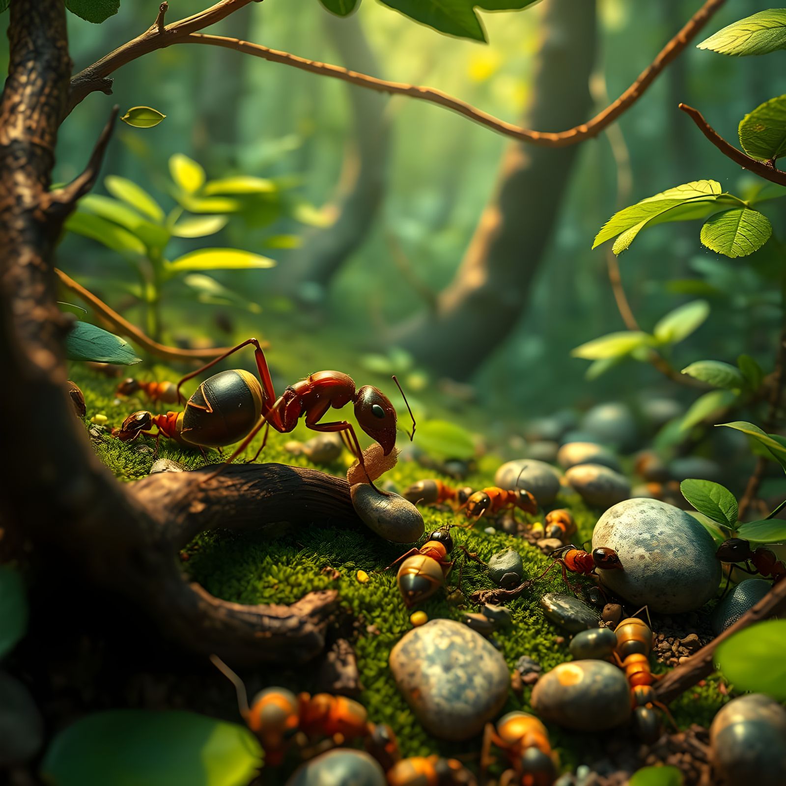 Ant's-Eye View: A Forest World in Miniature