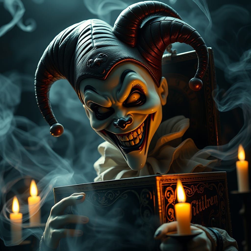 Ethereal Jester Emerges from Jack-in-the-Box