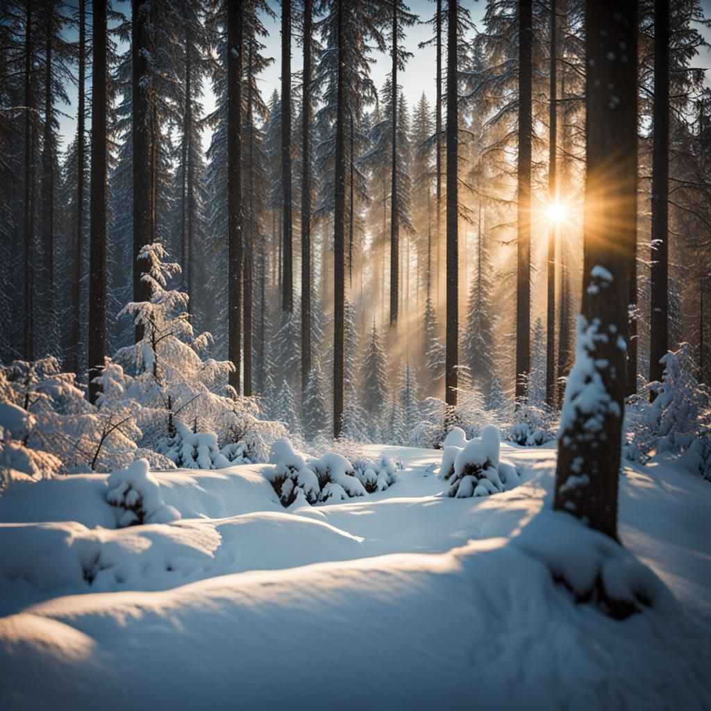 Lush Norwegian Forest Photography with Bokeh