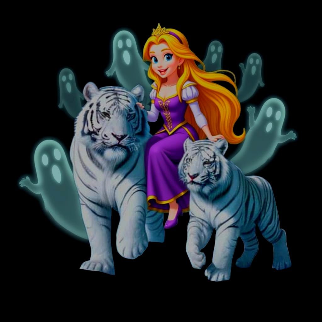 Majestic White Tigers Play in Fresh Snow