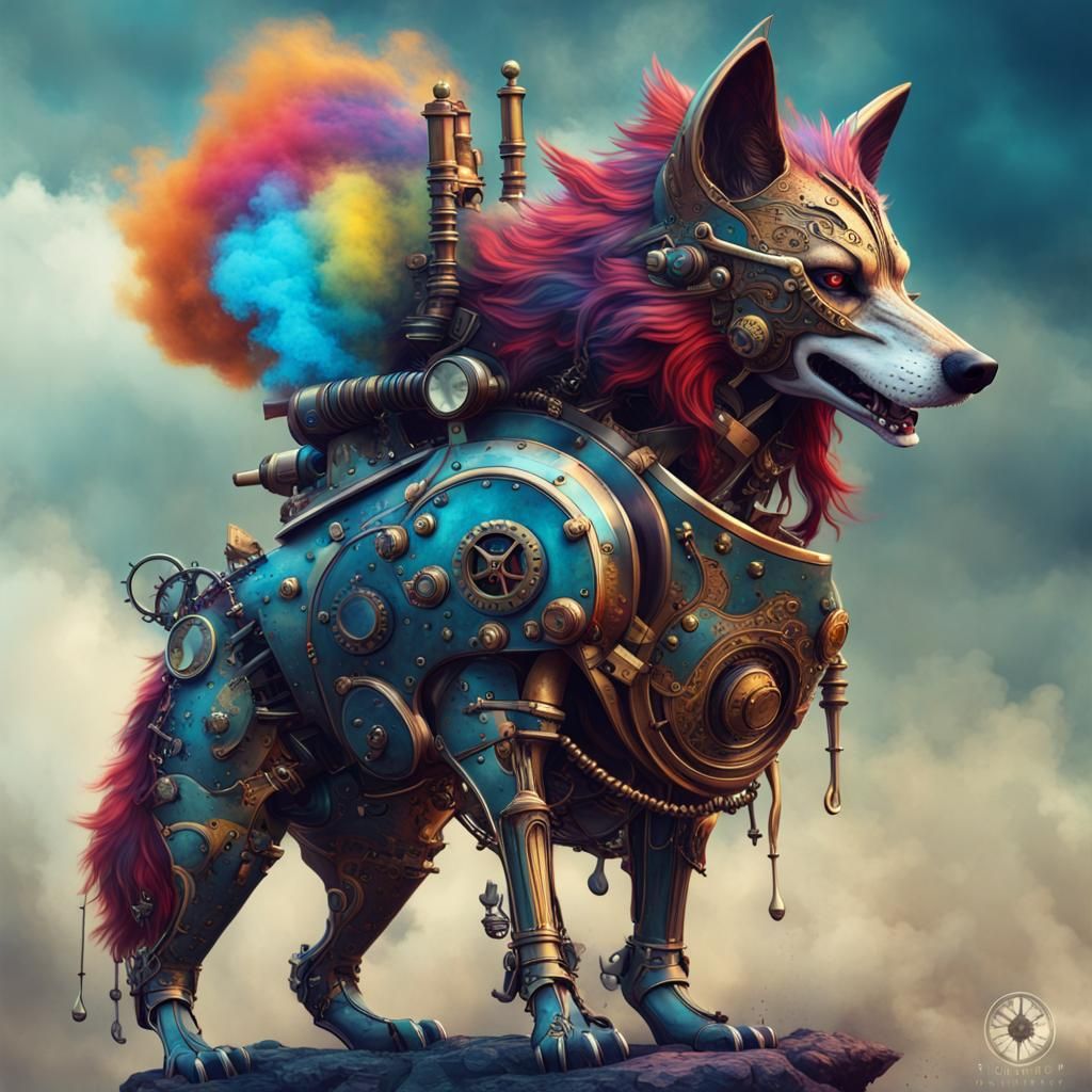 Shimi wolf cradit gose to nita 👾 #lora