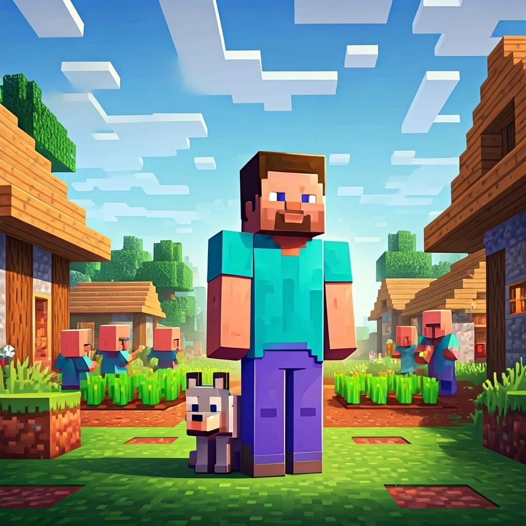 Steve and his pet dog