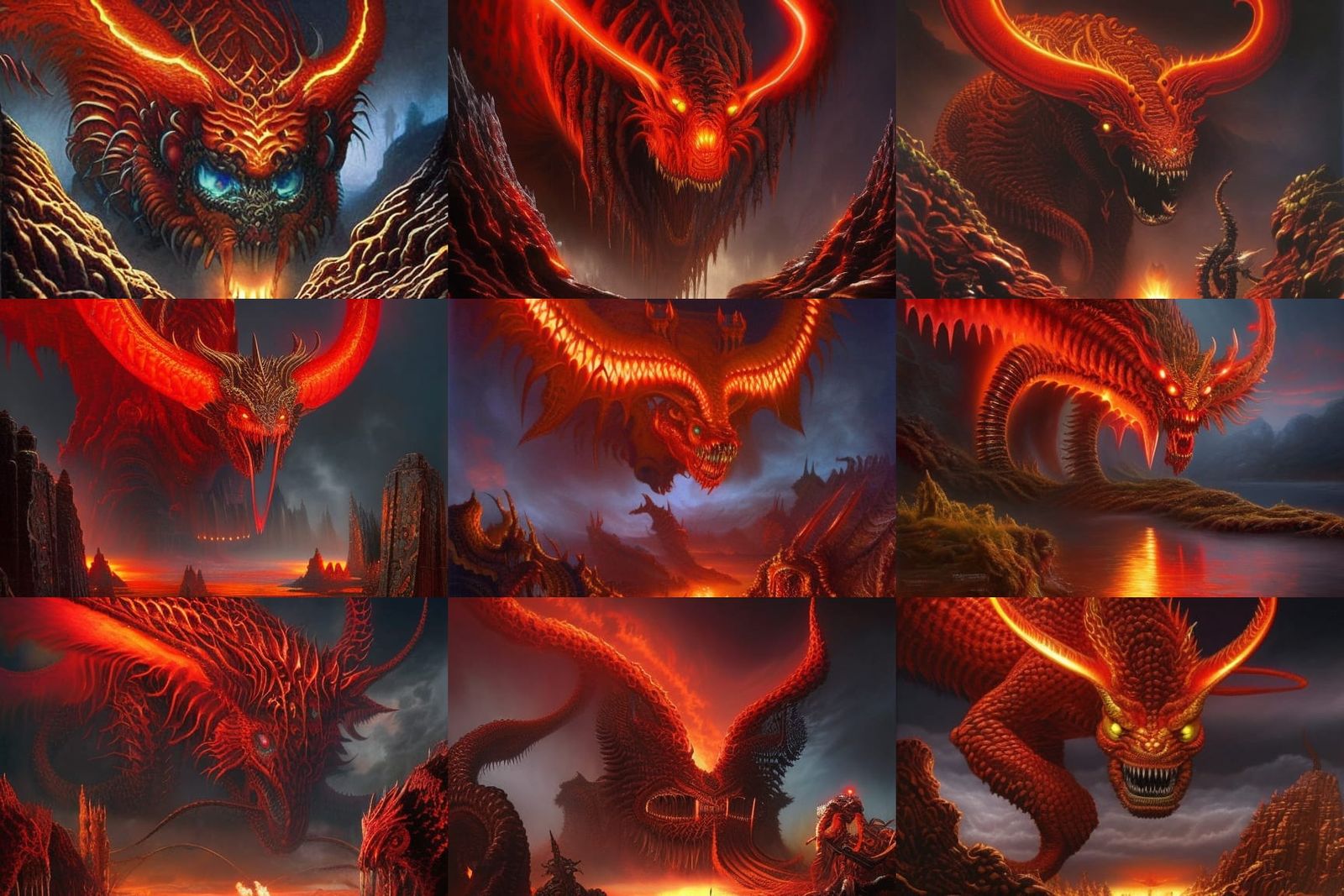 hyper detailed, visceral, Giant Lovecraftian Eldritch horror, tentacles, many hungry mouths full of razor sharp teeth, m...