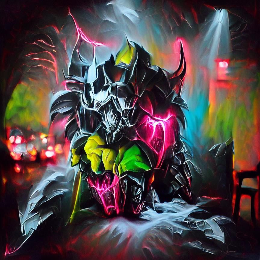 Mordekaiser: The Iron Revenant in Dark Fantasy Style