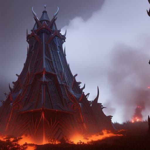 Tower of Devils: Dark Fantasy Concept Art