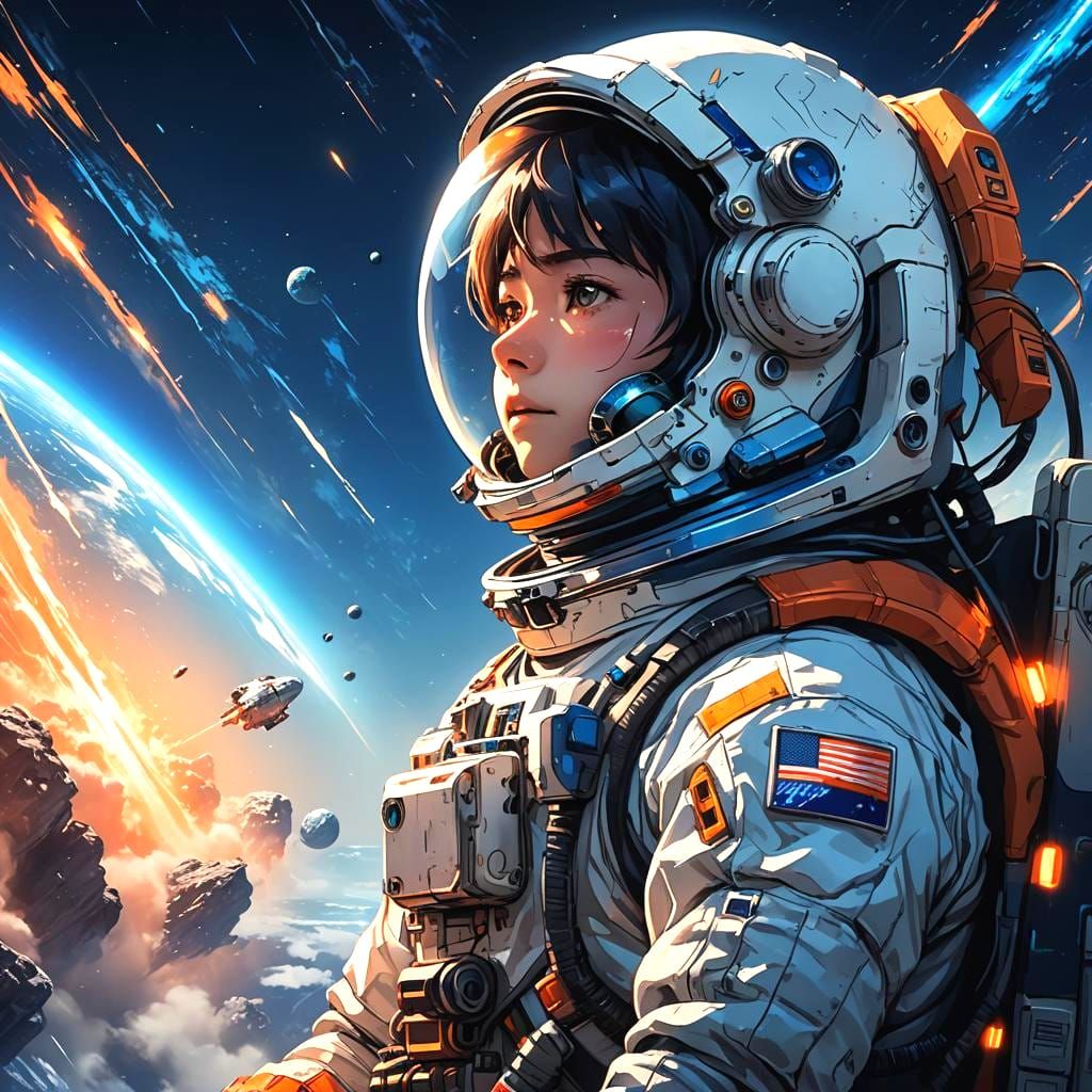 Earth Sinking: Cel-Shaded Anime Style