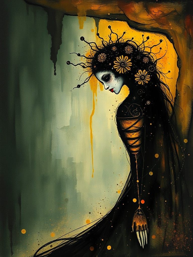 Earthed in Pierrot Style Cave Art