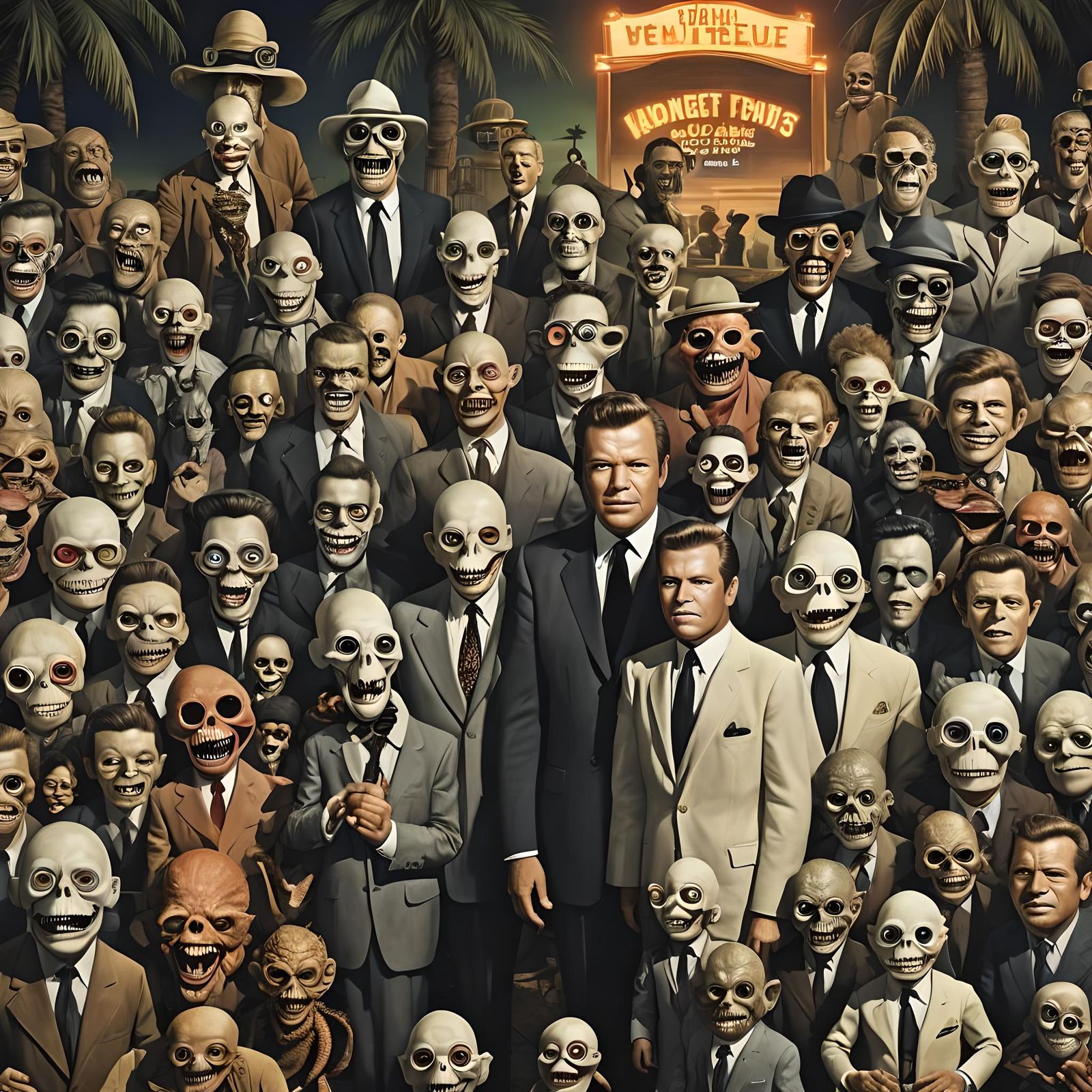 Violent Mobsters and Cyberpunk Model in VR