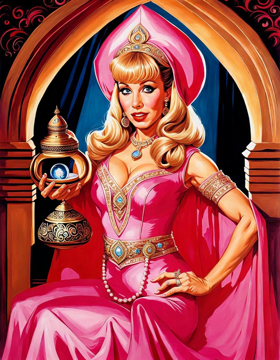 Barbara Eden as Jeannie character from the television show "I Dream of Jeannie" -1-