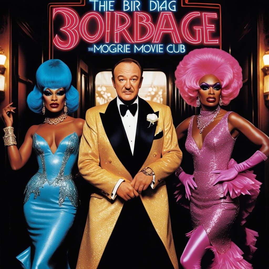 Sultry Drag Queens Slip Out of Nightclub in The Birdcage Mov...