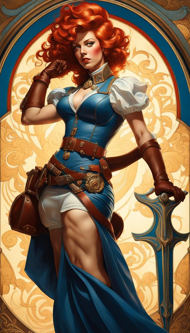 Blue Leather (S1, Artdeco/Sixties Crossover)