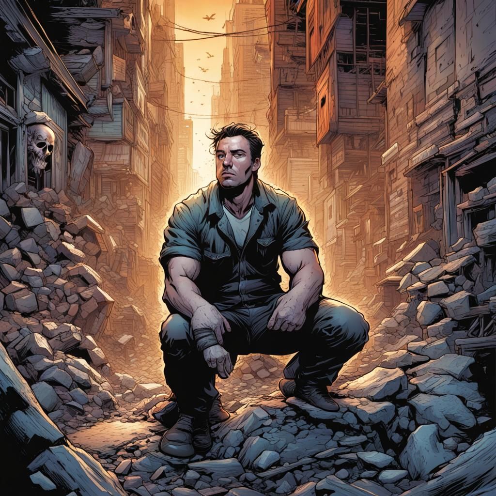 Classic Comic Book Art Portrait