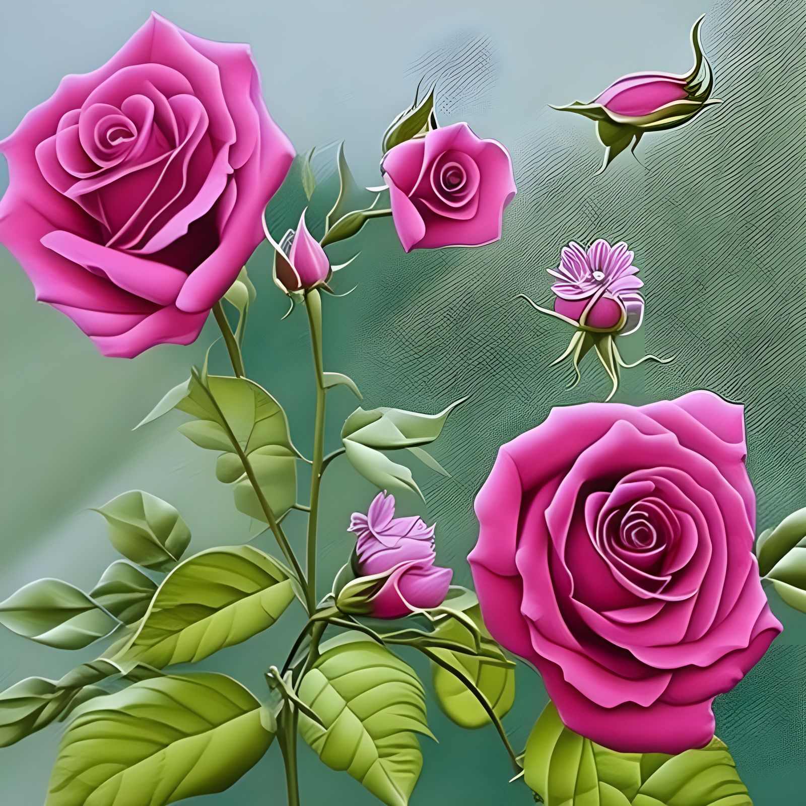 Magical Rose in a Mystical Fantasy