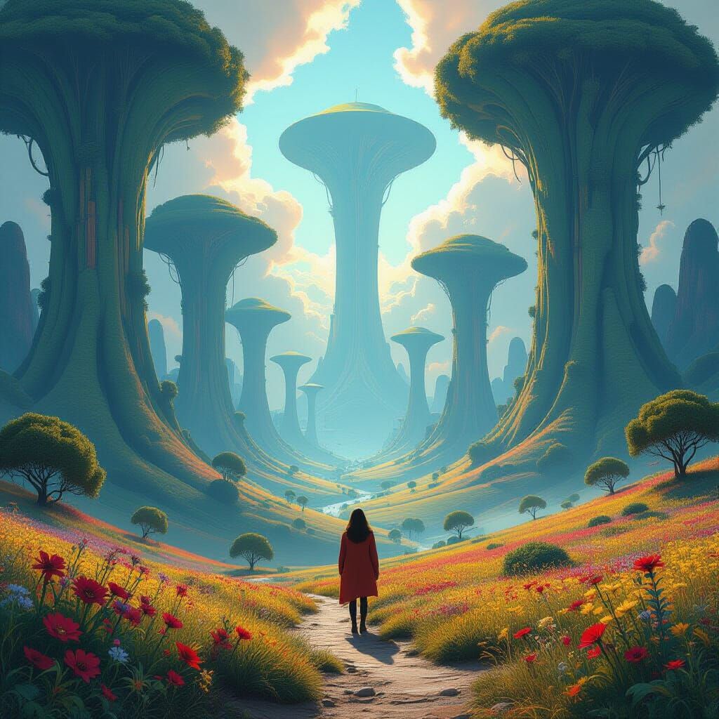 Surreal Landscape Inspired by Ashley Wood