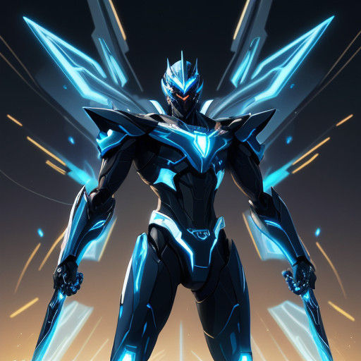 Tron-Inspired Anime Hero Maxon Eternis Blends Futuristic Aes...