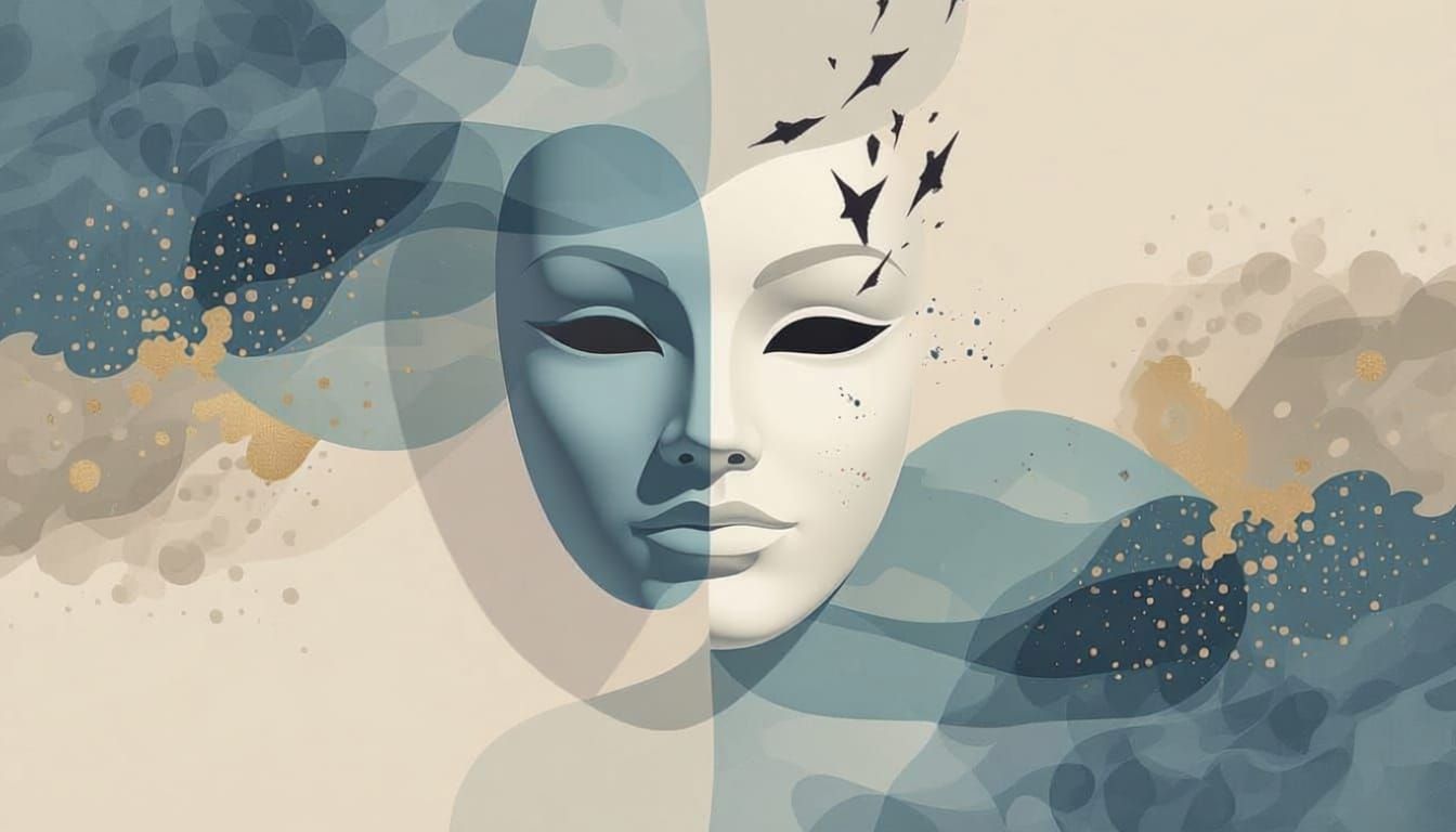 Abstract Duality with Hidden Emotions and Subtle Text