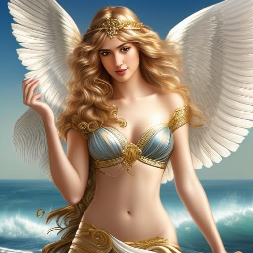 Aphrodite: Greek Goddess in Divine Light