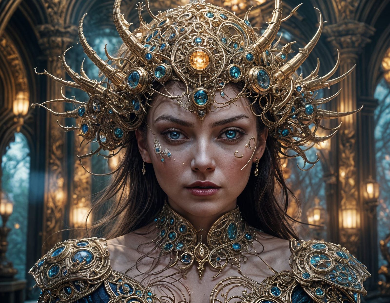 Surreal Portrait of a Mysterious Entity in Sci-Fi Fantasy