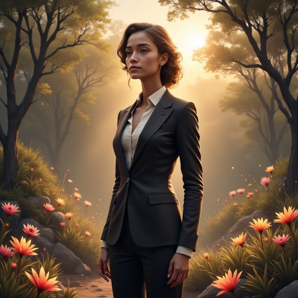 Epic Cinematic Digital Painting of a Hospice Chaplain