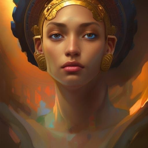 Detailed Portrait of Ancient Kemet Cosmology