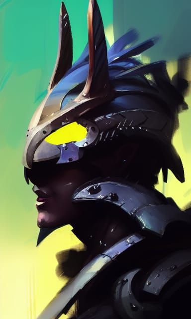 Crow Elf Warrior Speedpaint: Digital Art