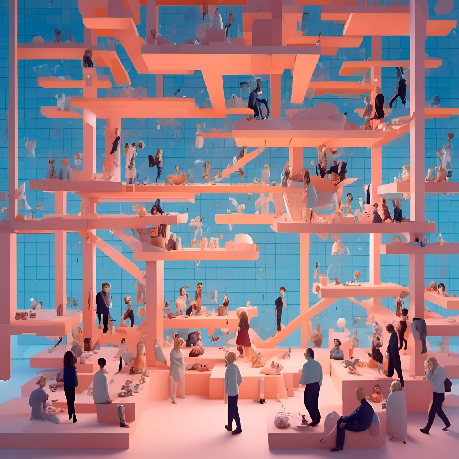 Cute Chibi Fox Icon in Flat Vector Art