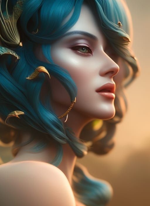 Beautiful Woman with Perfect Features in 8k