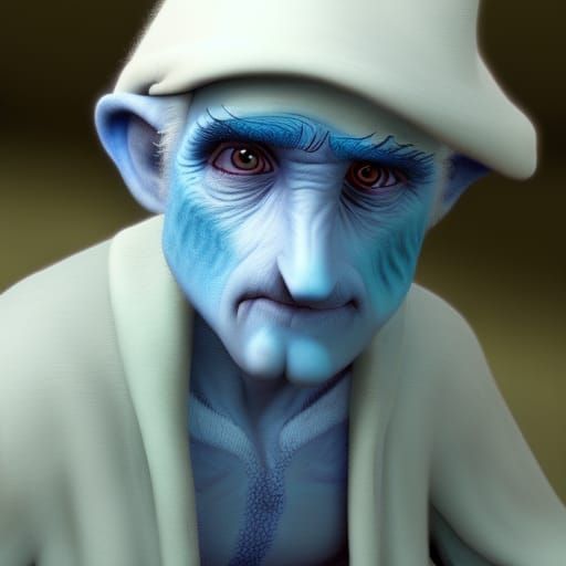 Realistic Smurf in Lord of the Rings Style