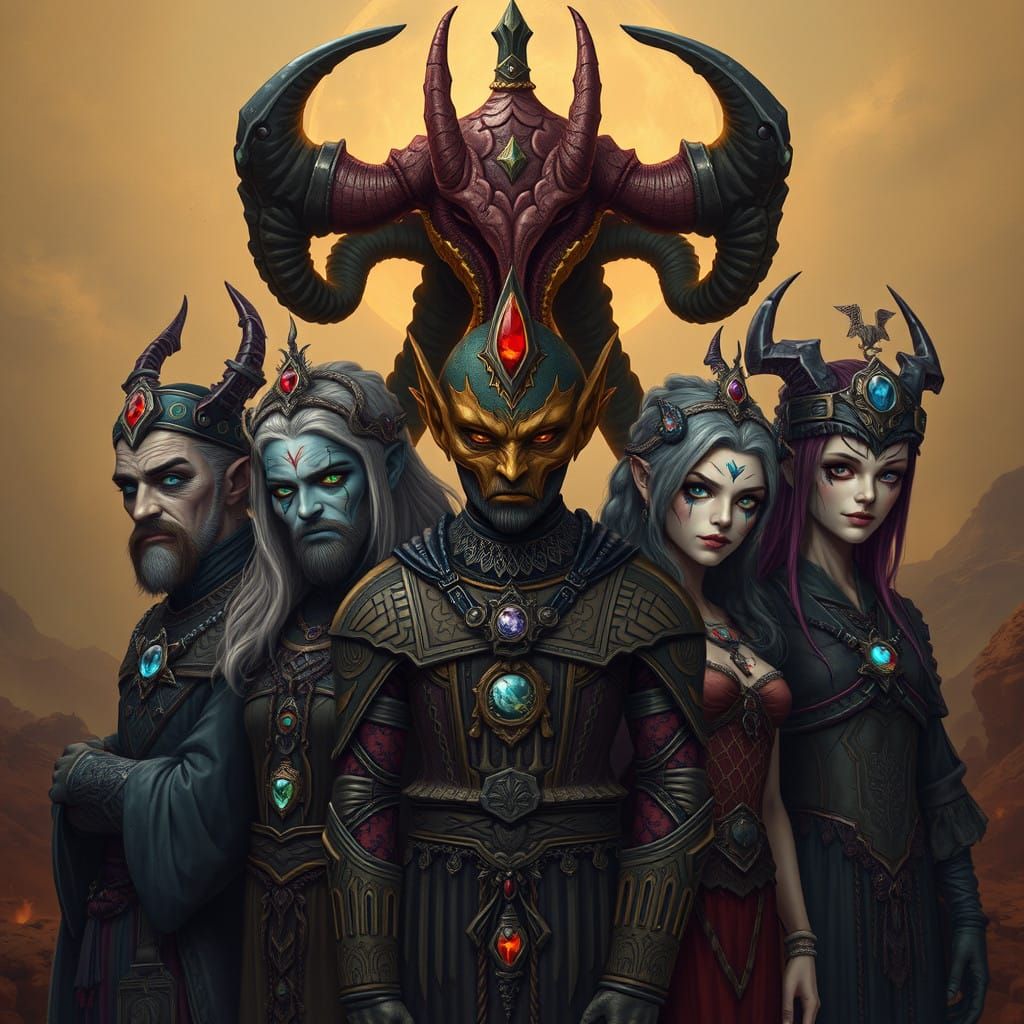 Enigmatic Cerebrus Cast Members Unite in a Whimsical World