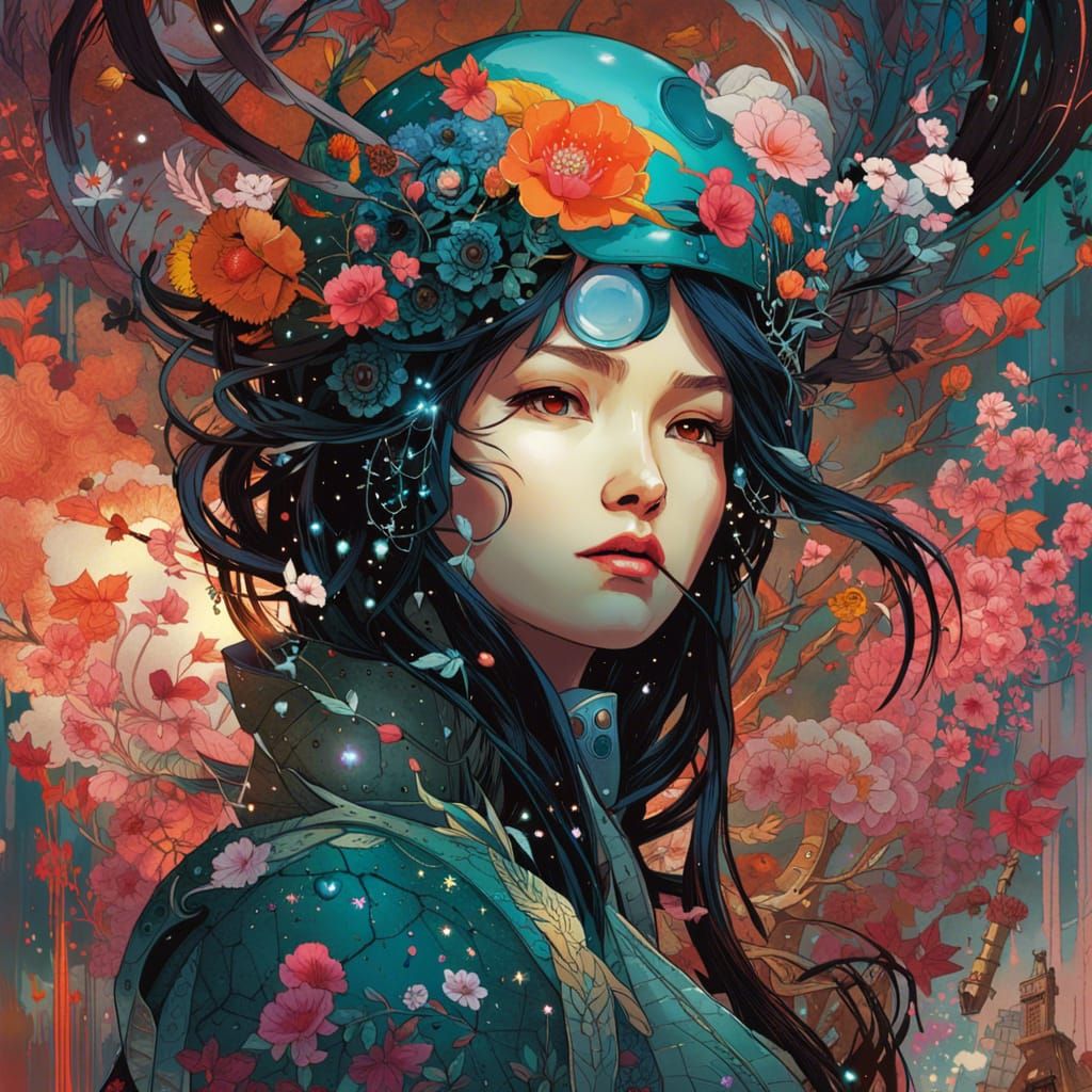 Spring Guardian Constellation in Digital Art Style