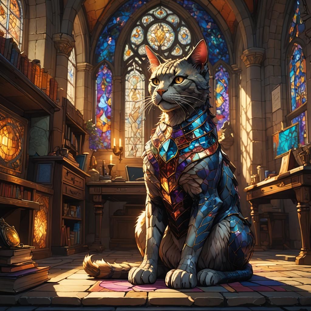 Cat Dragon Attends Mystical School: Concept Art
