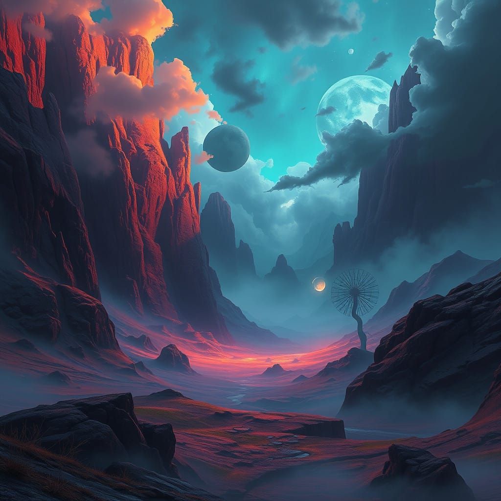 Ethereal Dreamscapes in 8K Resolution