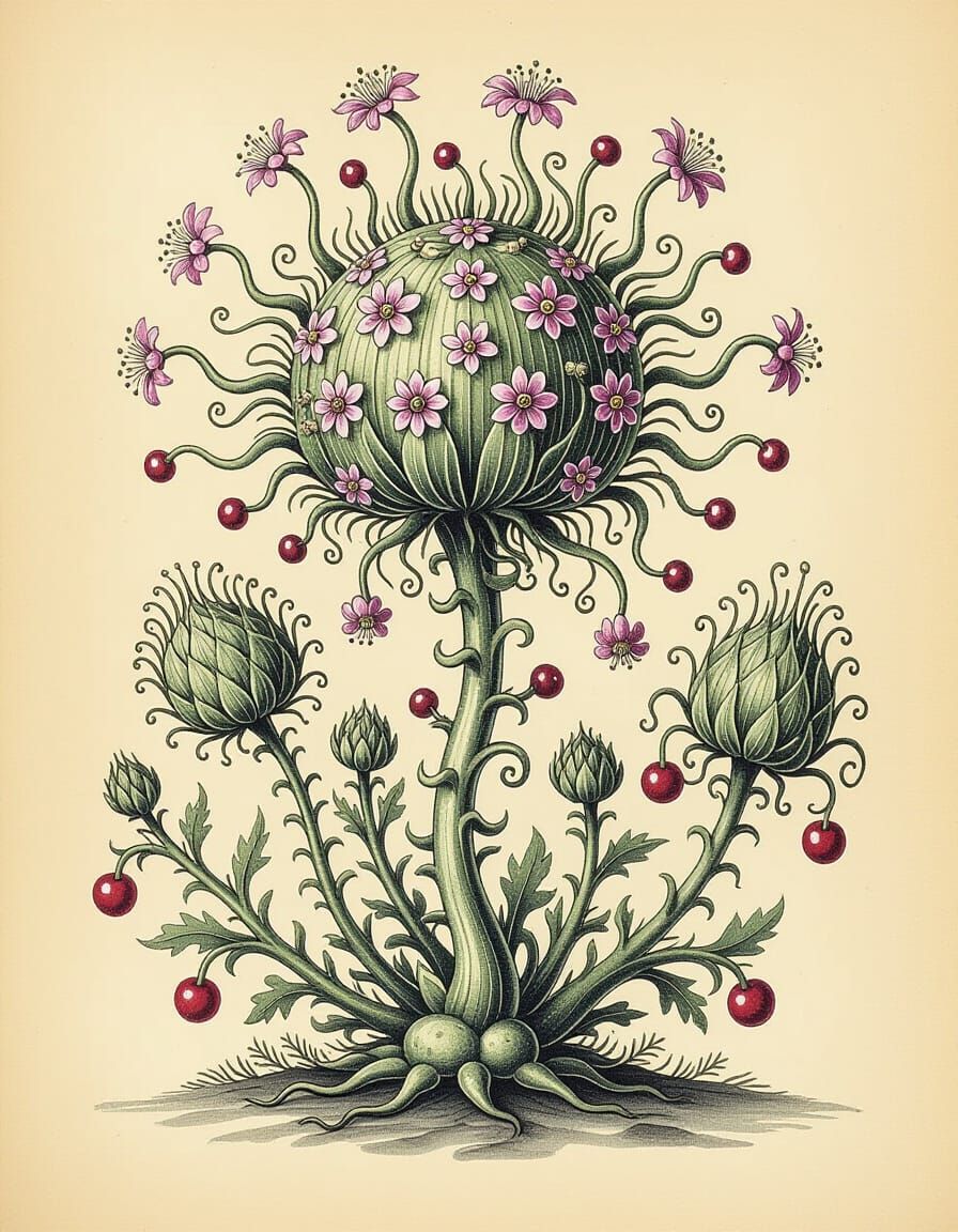 Alien Botanical Illustration