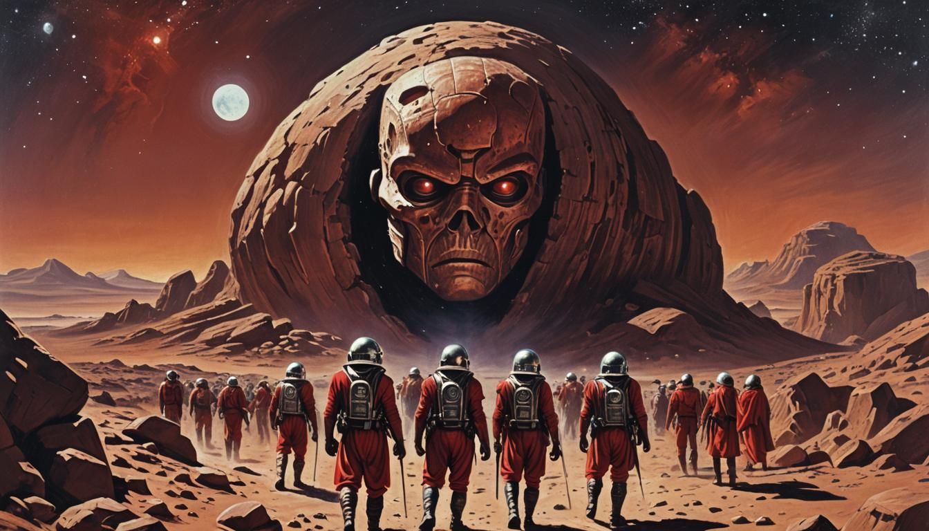 Roman Legionnaires Discover Alien Tomb on Mars