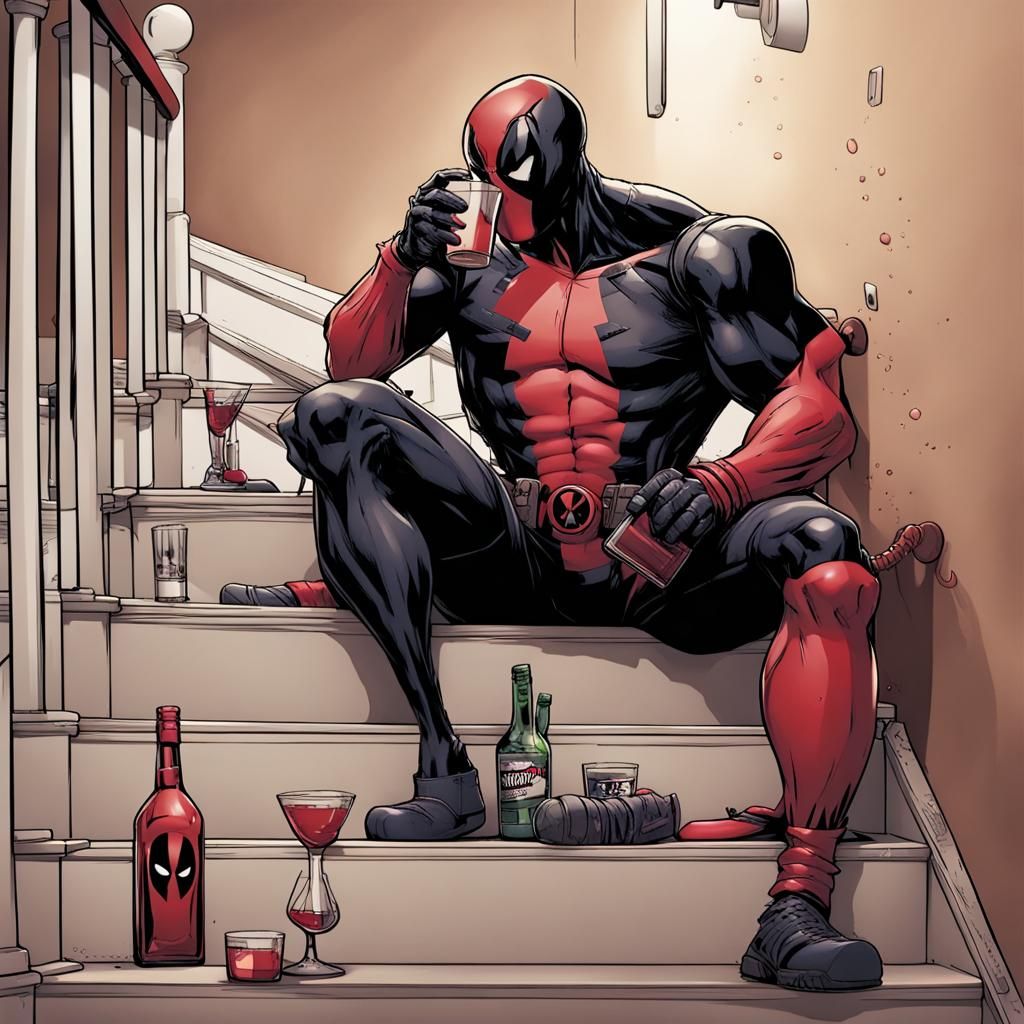 Venom and Deadpool Crossover Scene