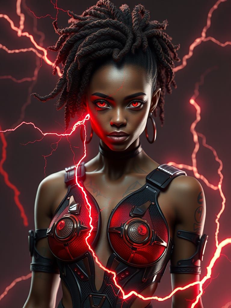 Ethereal Psyker Maiden in Futuristic Regalia