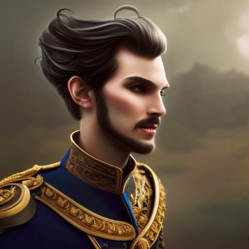 Prince Charming Fantasy Concept Art in 8k