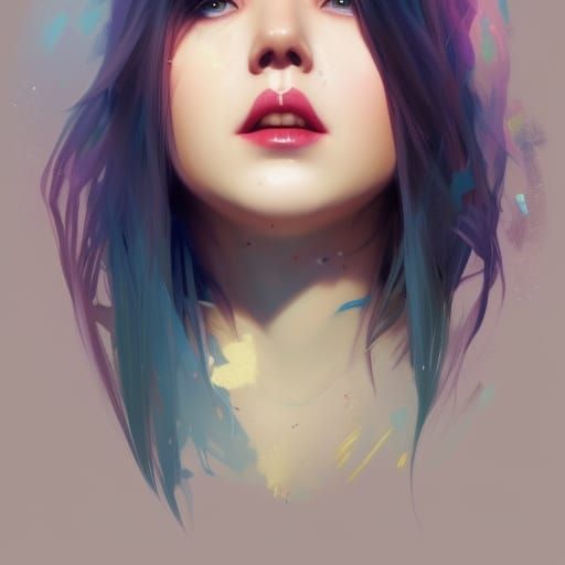 Amy Lee Portrait in Hyperdetailed Style