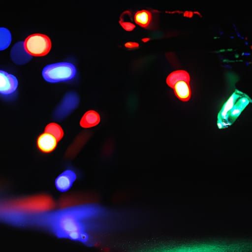 Festive Christmas Lights for Holiday Backgrounds