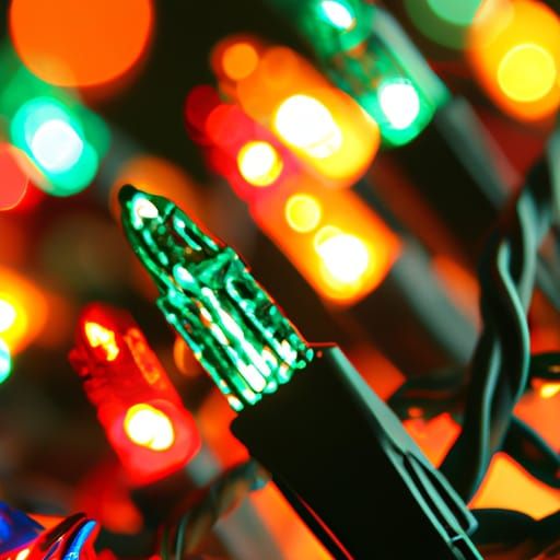 Festive Christmas Lights Display