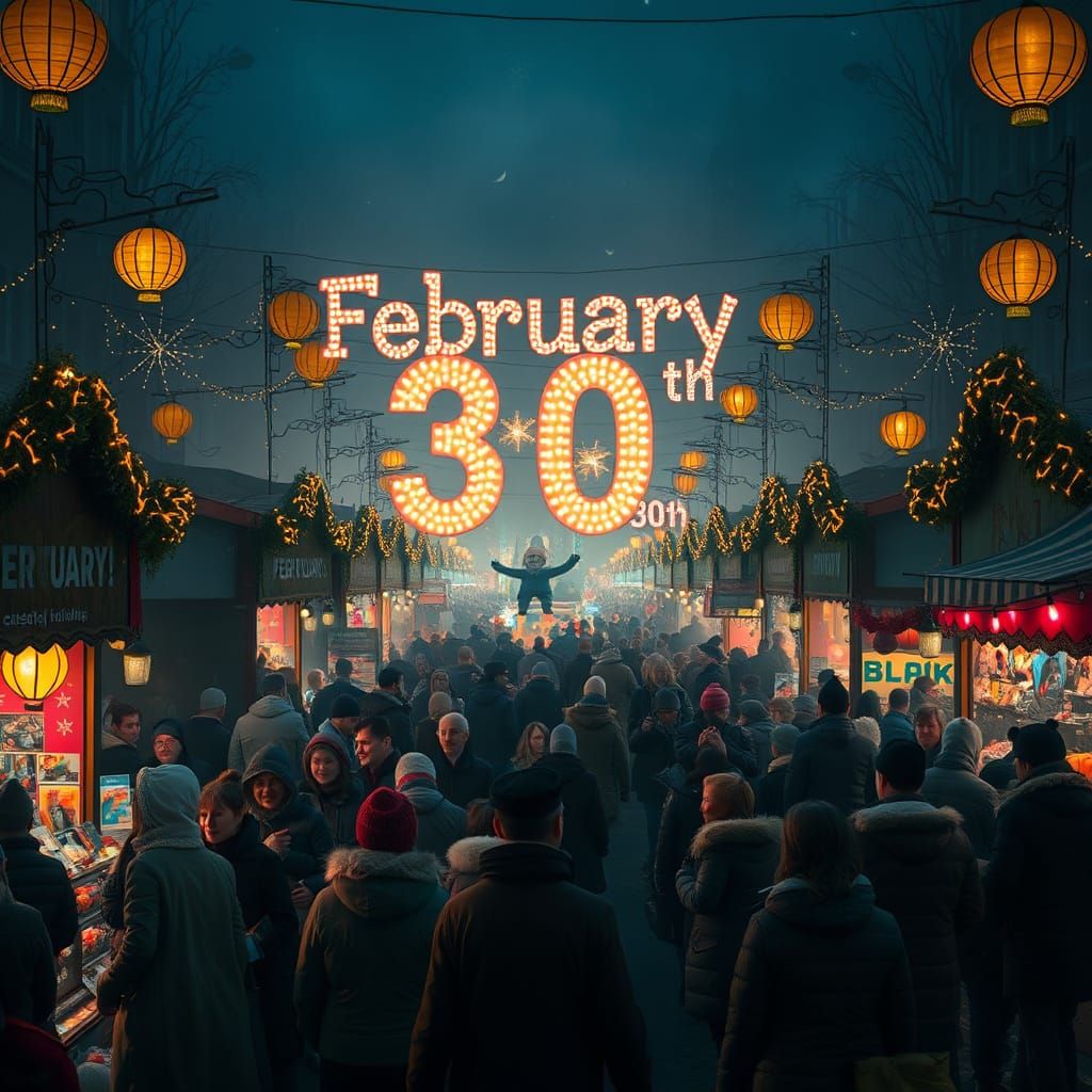 February 30th Fairground Parade with Giant Figures