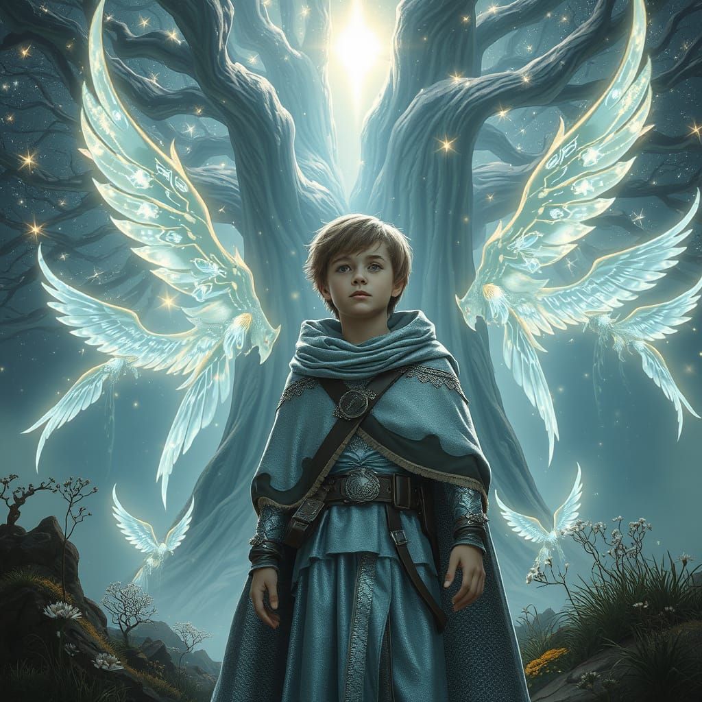 Adventurer at the Tree of Eternity